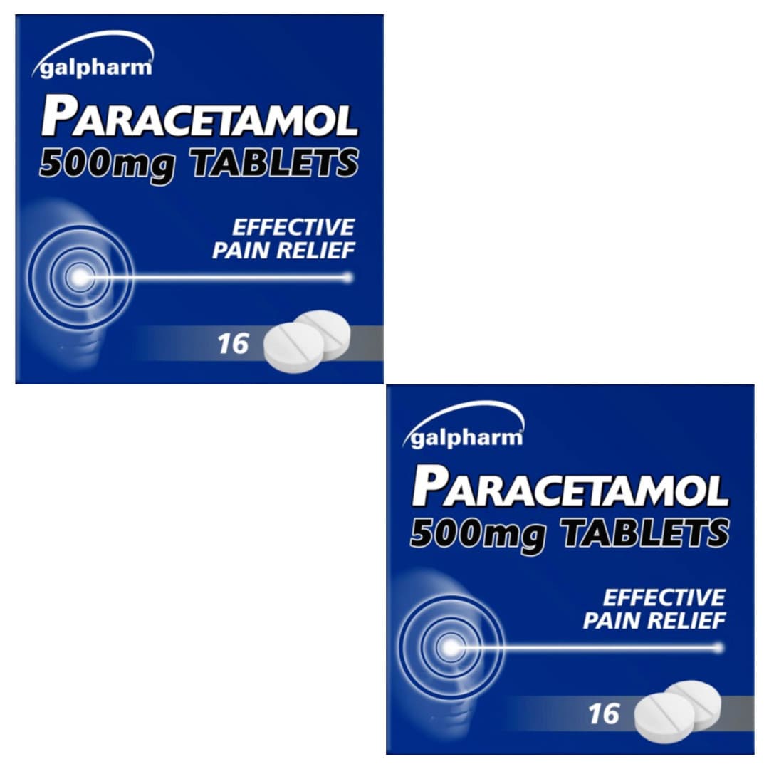 32 Paracetaml tablets for Headache, Migraine, Back Pain 500mg