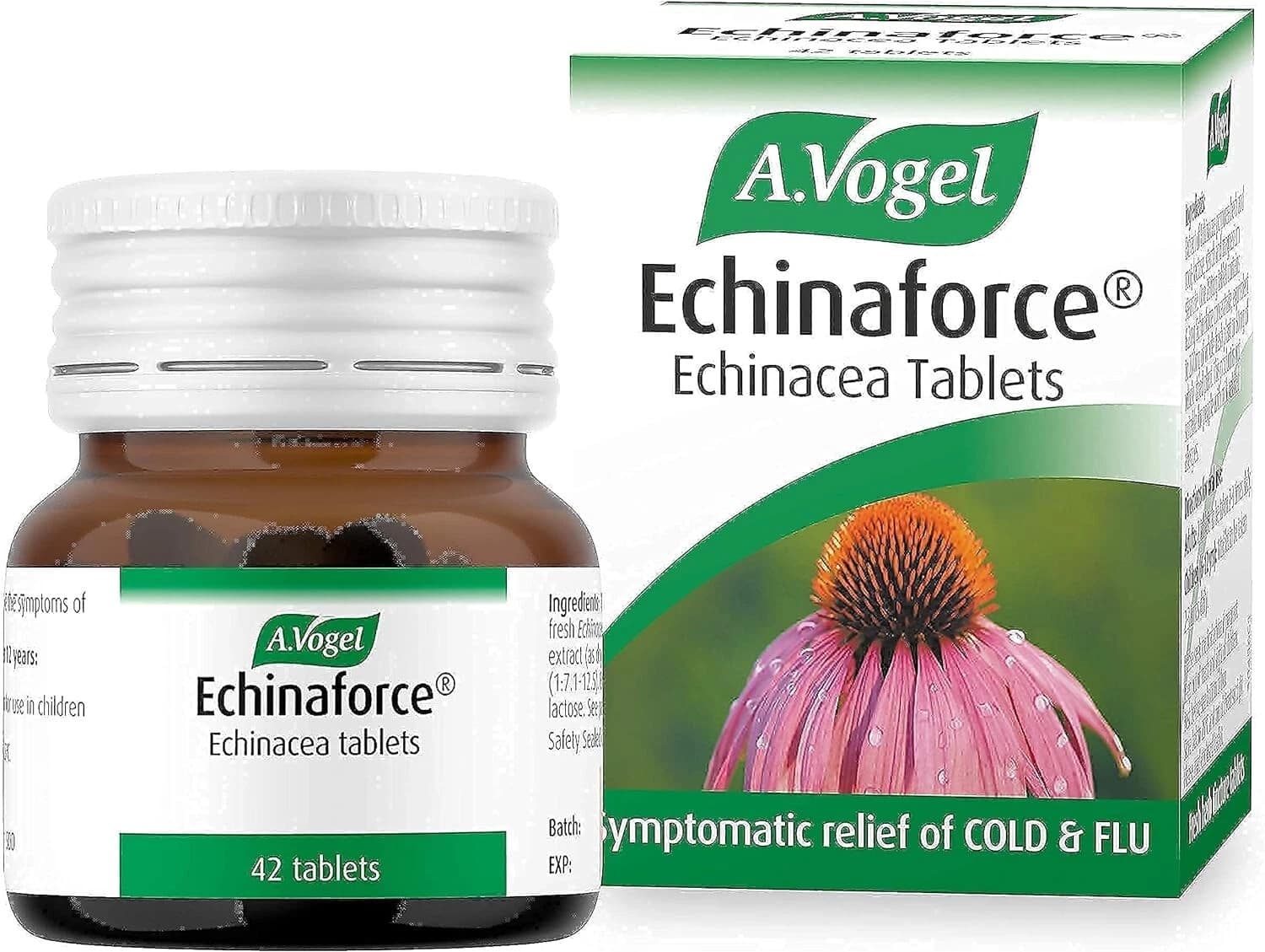 A Vogel Echinaforce For Coughs Colds And Flu Tablets 42 Tablets