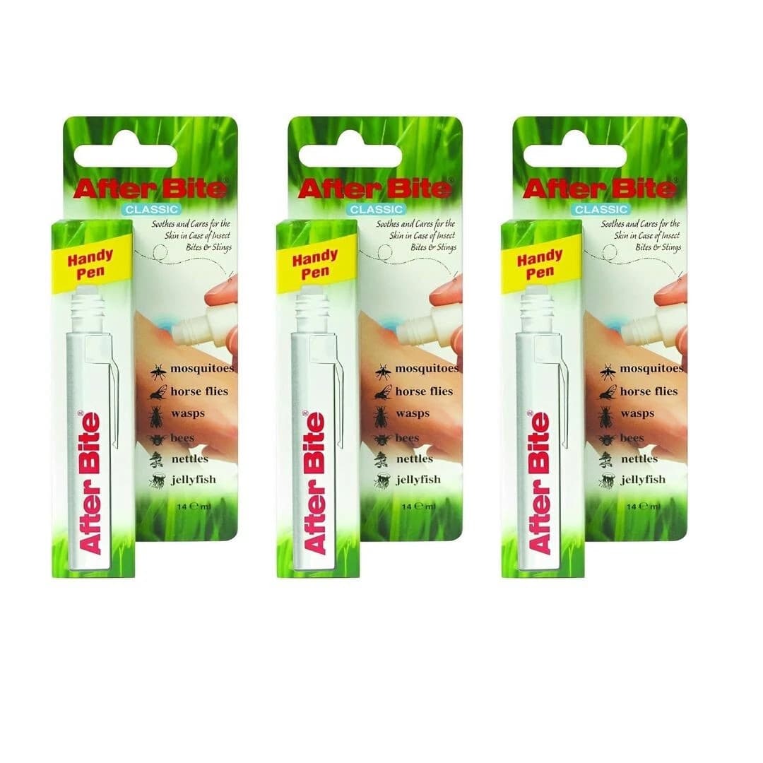 After Bite Classic Handy Pen For Insect Bites Stings Mosquito Bee Wasp 3x14ml