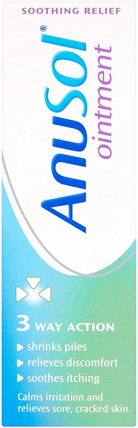Anusol Ointment Proven Formula Shrinks Piles Hemorrhoids 25g