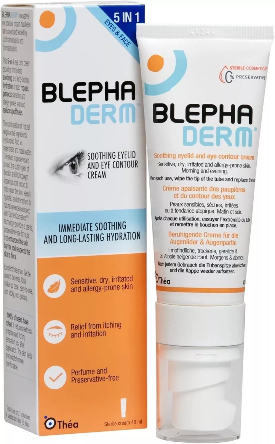 Blephaderm - Soothing Eyelid and Eye Contour Cream 5-in-1 40ml