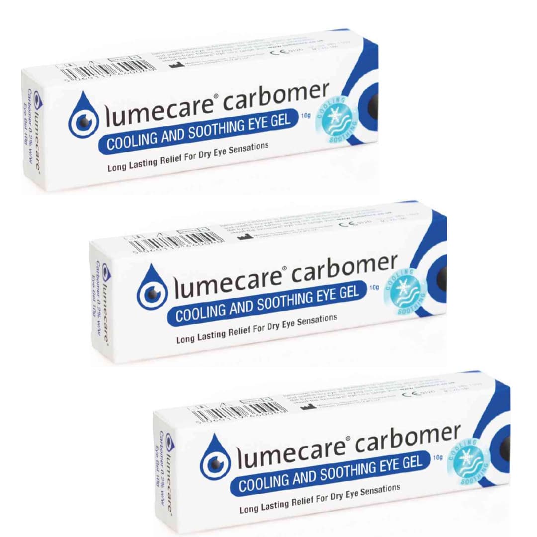 Carbomer Liquid Eye Gel 0.2% 3 x 10g - Dry Sore Eye Drop