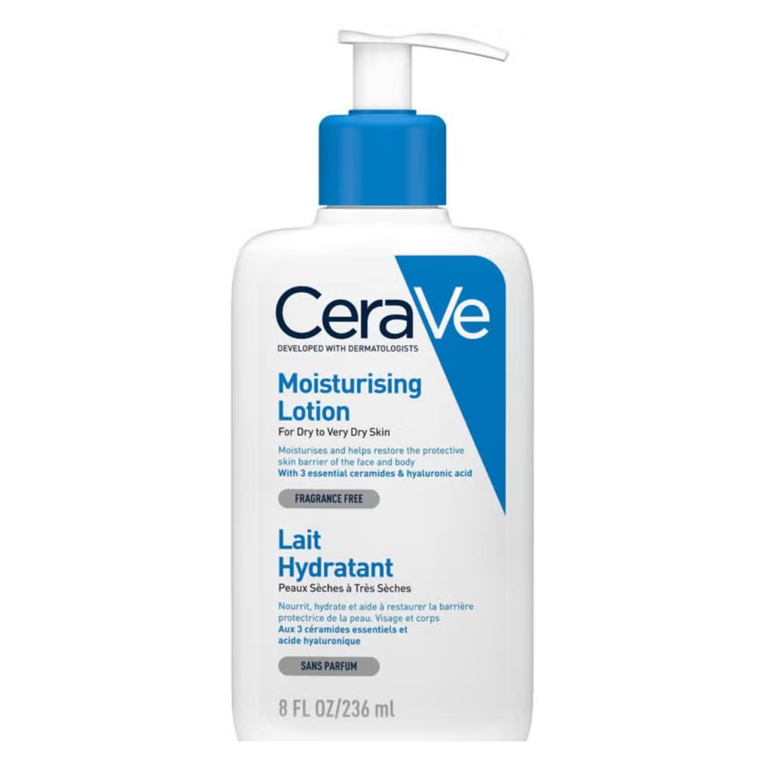 CeraVe Daily Face Body Moisturising Lotion For Dry To Very Dry Skin 236ml/8oz