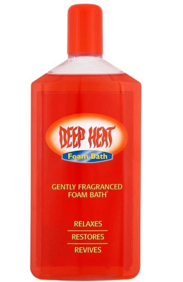 Deep Heat Gently Fragranced Foam Bath 350ml Relaxes Restores Revives