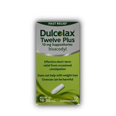 Dulcolax 10mg Suppositories - 12