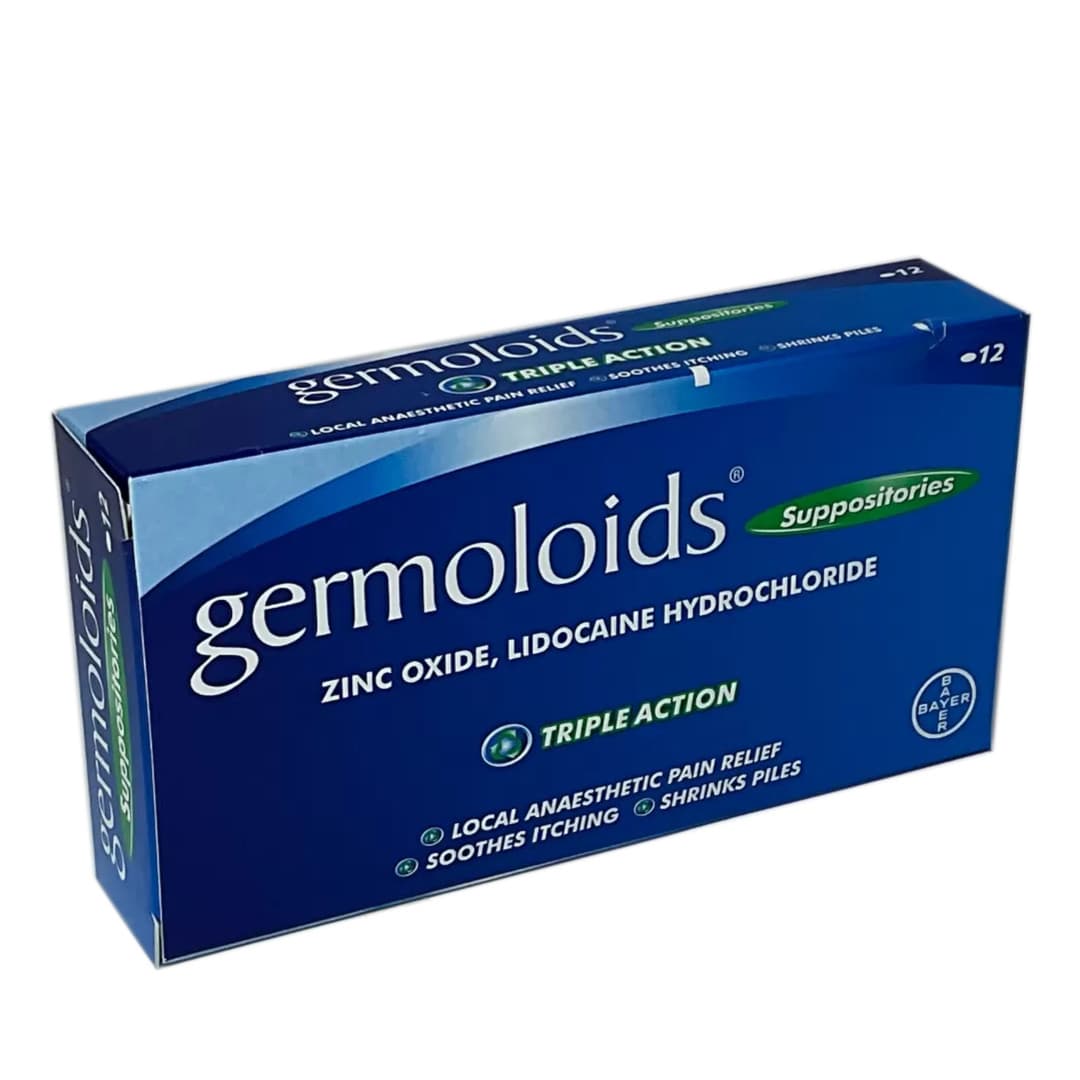 Germoloids Hemorrhoid & Piles Suppositories