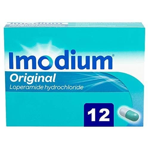 Imodium Classic Loperamide 2mg - 12 Capsules Effective relief for Diarrhoea