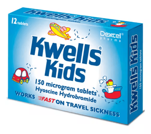 Kwells Kids 150 Microgram Tablets - 12 Tablets Uk pharmacy Stock