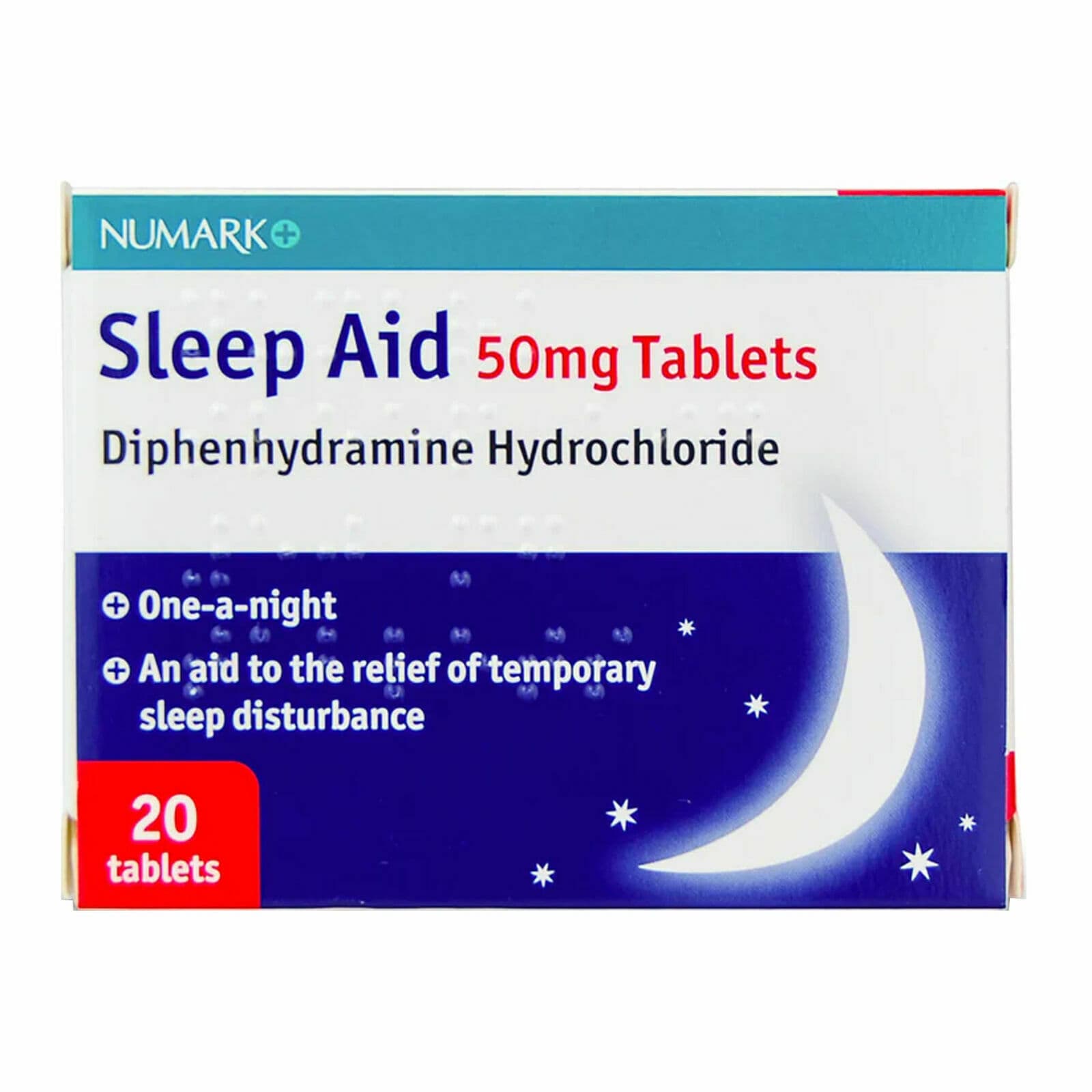 One a Night Sleep Aid 50mg - Numark x 20 (Nytol Alternative)