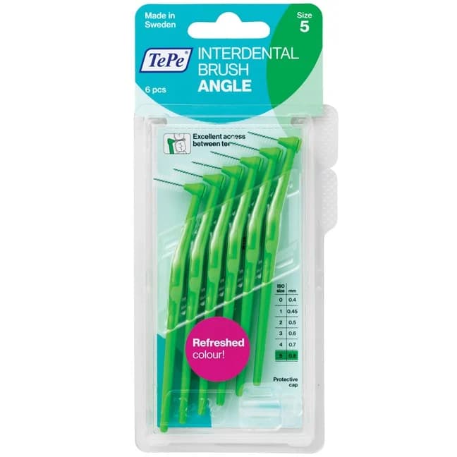 TePe Interdental Brushes Angle Green Surgery- 6 PACK