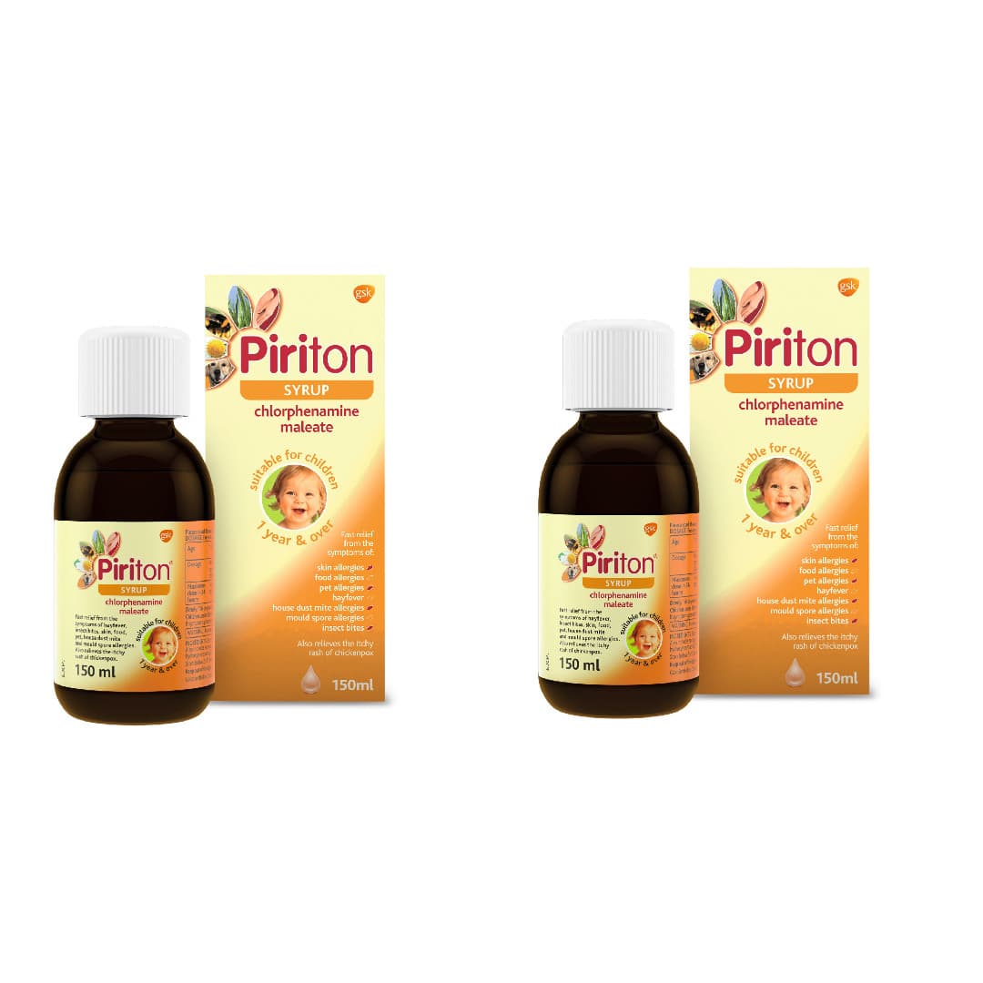 Piriton Syrup 2 x 150ml