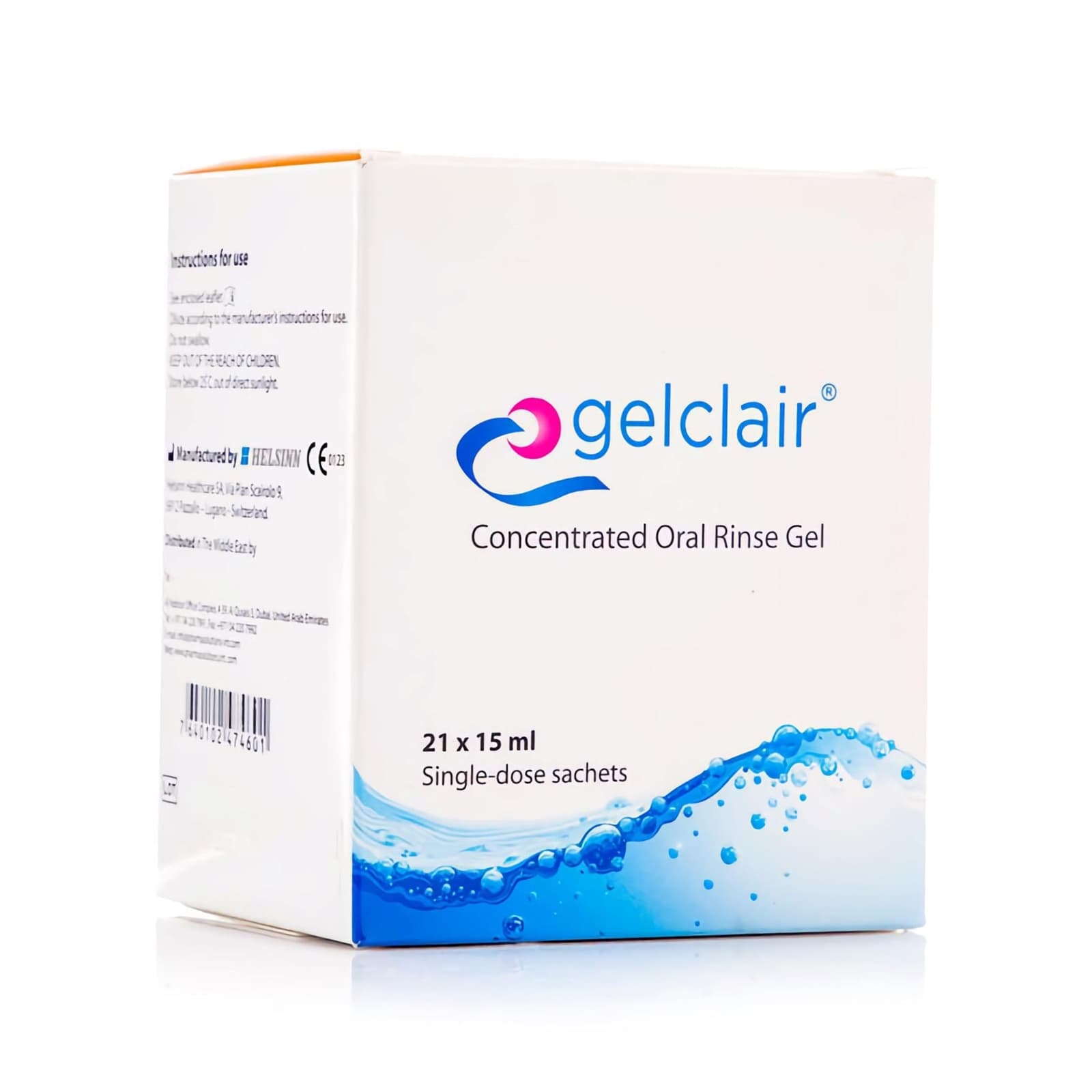 Gelclair Oral Rinse Gel 15ml x 21 Sachets