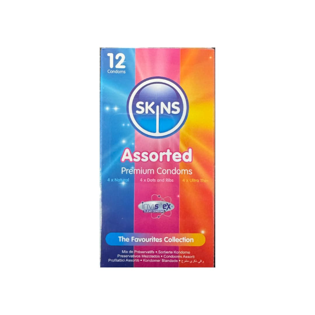 Skins Assorted Condoms- 12 Condoms
