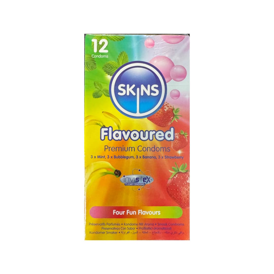 Skins Flavoured Condoms- 12 Condoms
