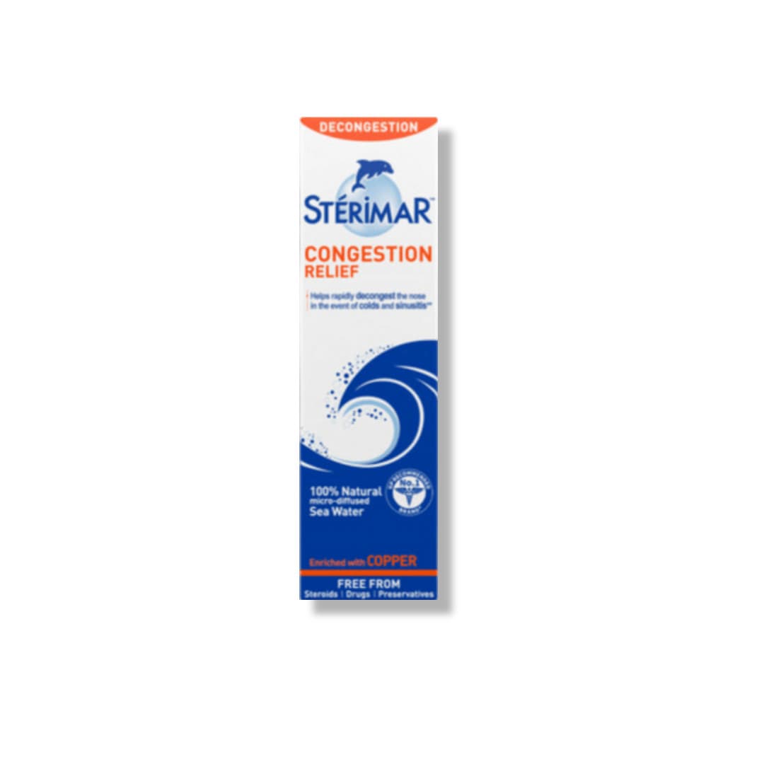 Sterimar Congestion Relief 100% Natural Sea Water Nasal Spray - 50ml