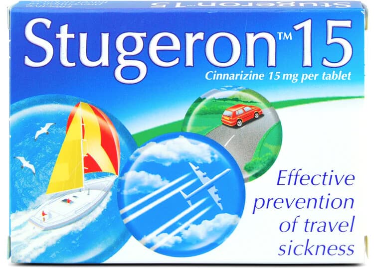 Stugeron Prevention Of Travel Sickness Anti Nausea 15 Tablets