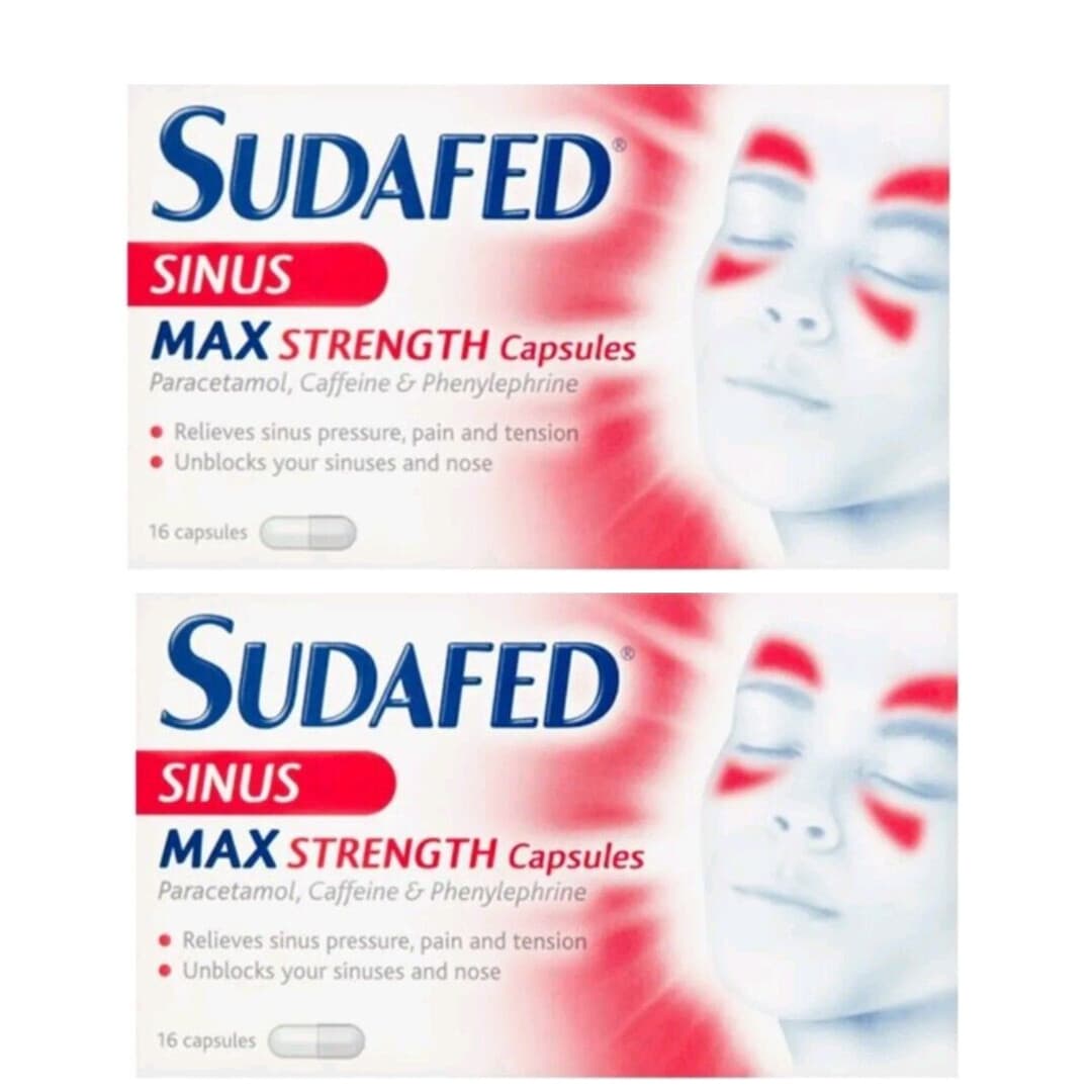 Sudafed Sinus Max Strength Capsules
