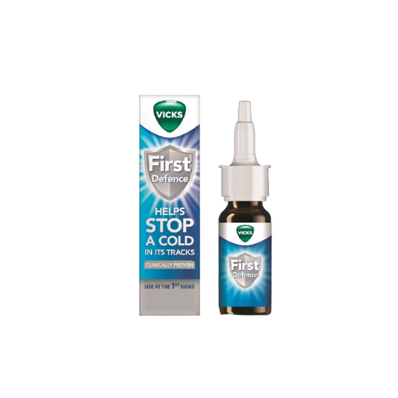 Vicks First Defence Nasal Spray 15ml-Helps Stop Colds at First Signs