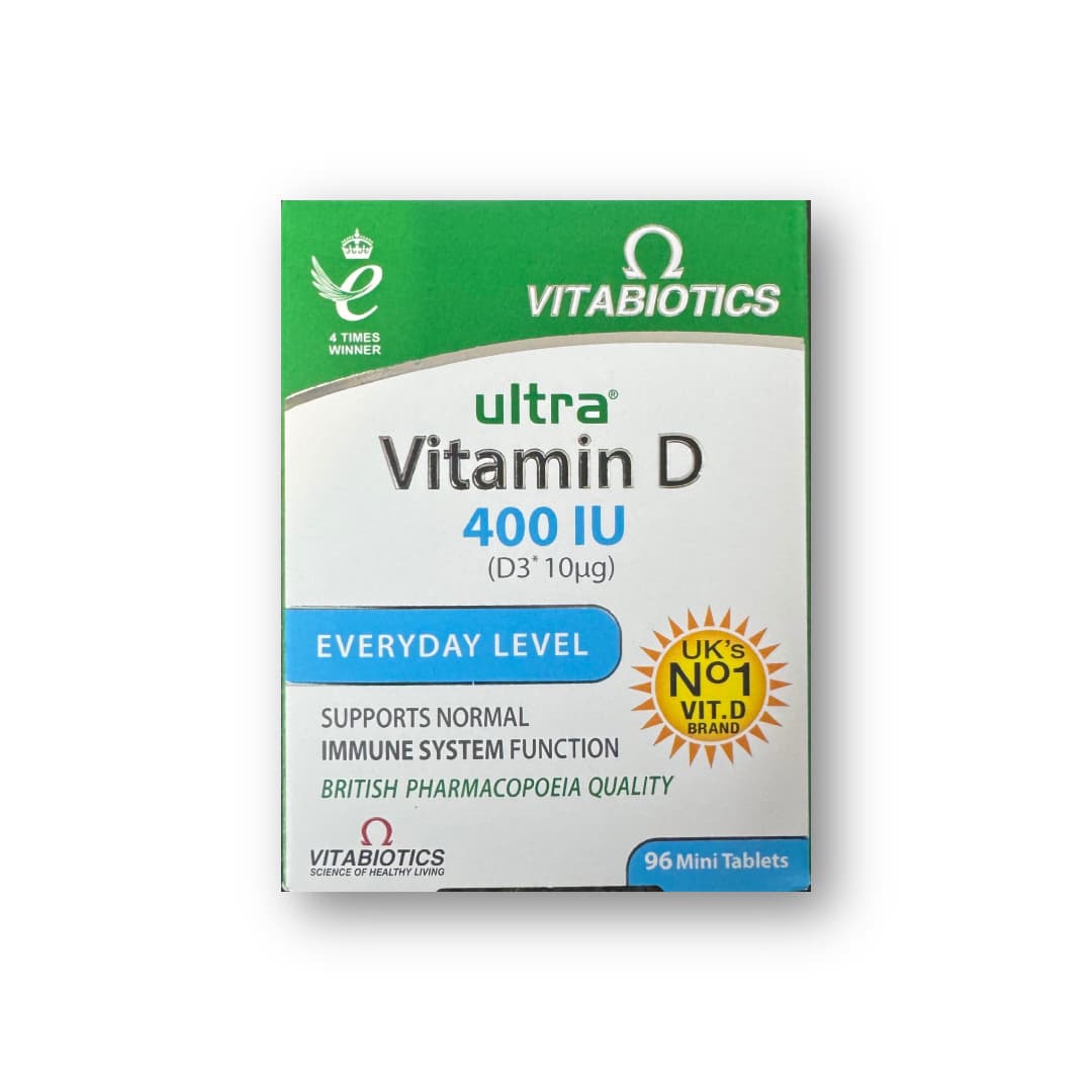 Vitabiotics Ultra Vitamin D 400IU - 96 mini Tablets