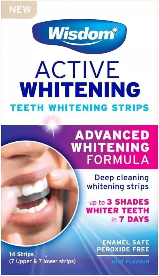 Wisdom Active Whitening Deep Cleaning Teeth Whitening (14 Strips)